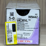 نخ بخیه ویکریل 5/0 کات سوزن (16mm) Ethicon اتیکون کد W9442