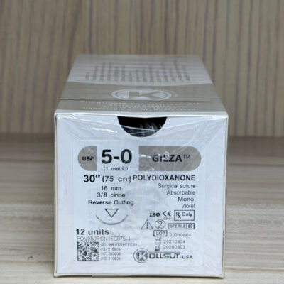 نخ بخیه PDS 5/0 کات 16mm Kollsut آمریکا