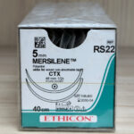نخ جراحی سرکلاژ - مرسیلن ۵ (شیرودکا) Ethicon اتیکون RS22 *شرکتی اورجینال*